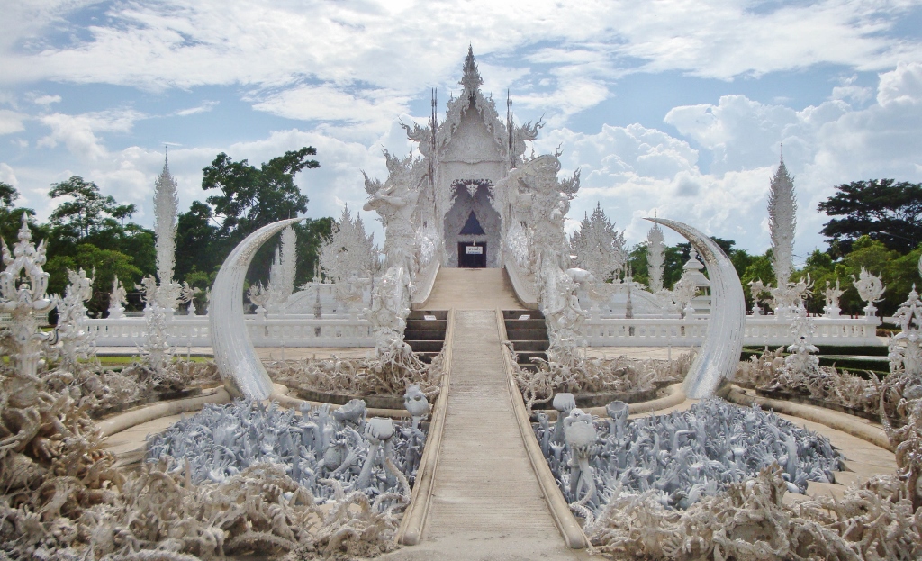 Le temple blanc, incontournable au nord de la Thaïlande