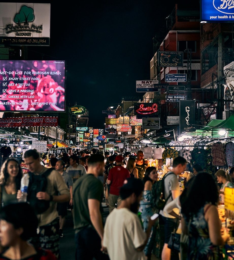 Que faire à Bangkok : visiter Khao San Road