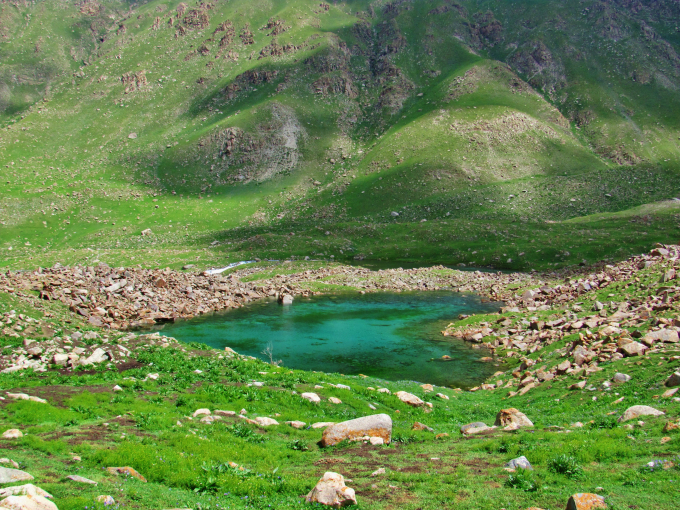 Kirghizstan lac I Love You