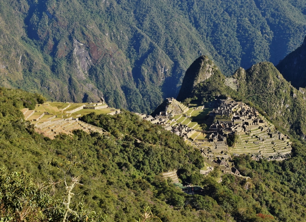 Vue sur le Machu Picchu au Pérou
