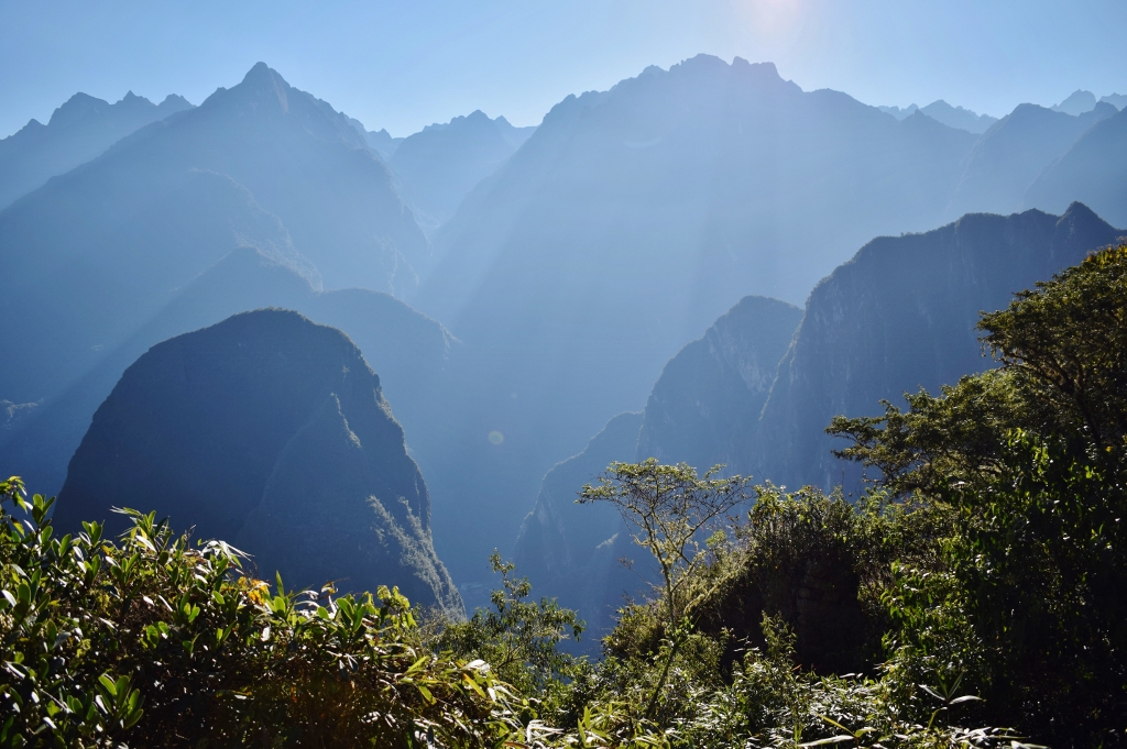 reliefs autour du machu picchu