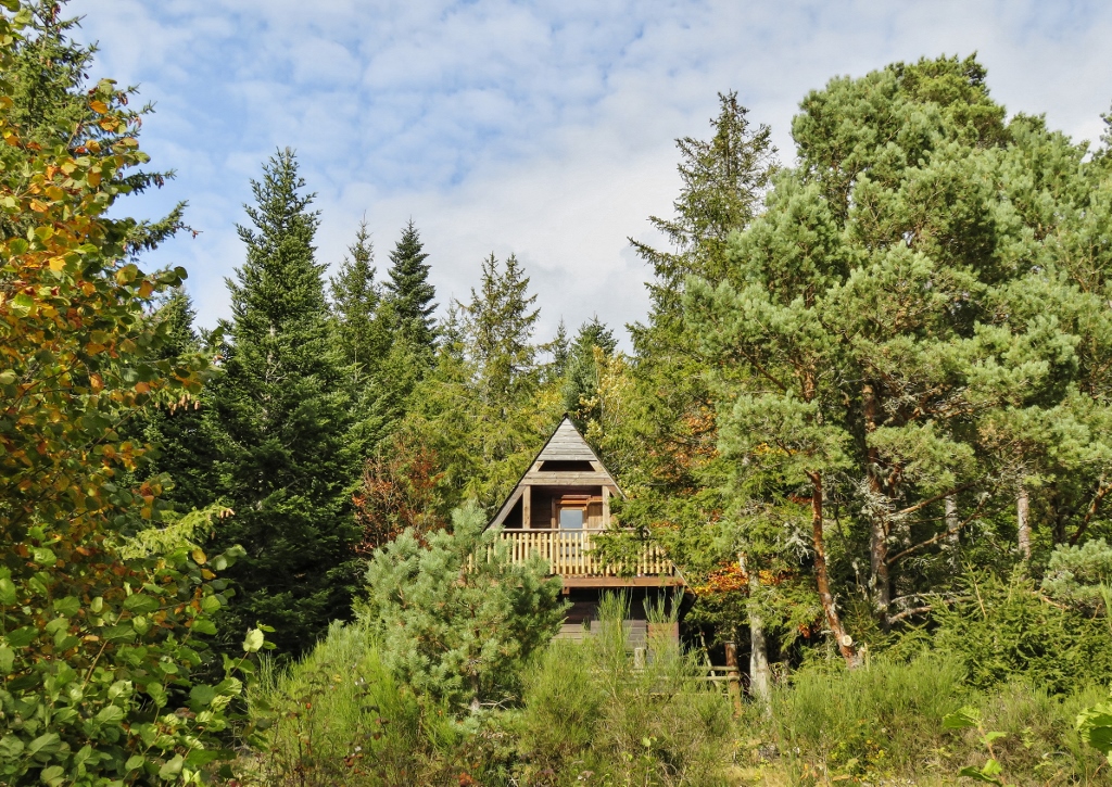 Cabane lac Servières Auvergne