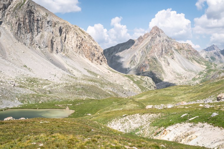 Randonnée jusqu'au lac de l'Oronaye