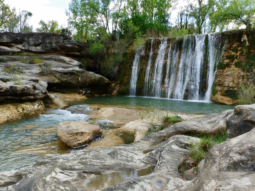 La cascade de Pozan de Vero en Aragon 