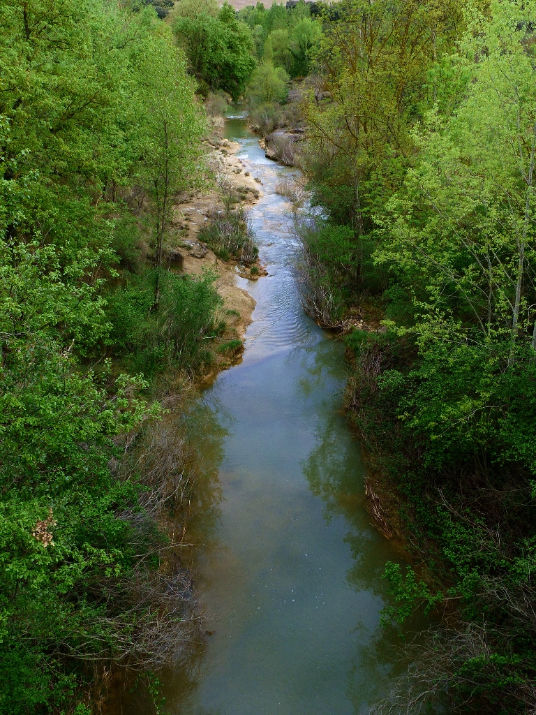 rivière près de pozan de vero en aragon