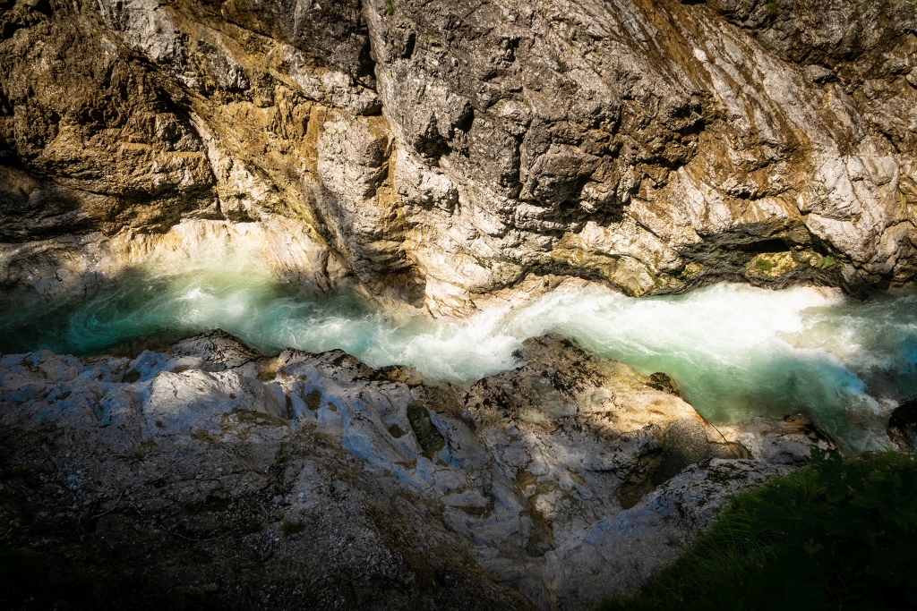 Vue sur les gorges de Lammerklamm en Autriche 
