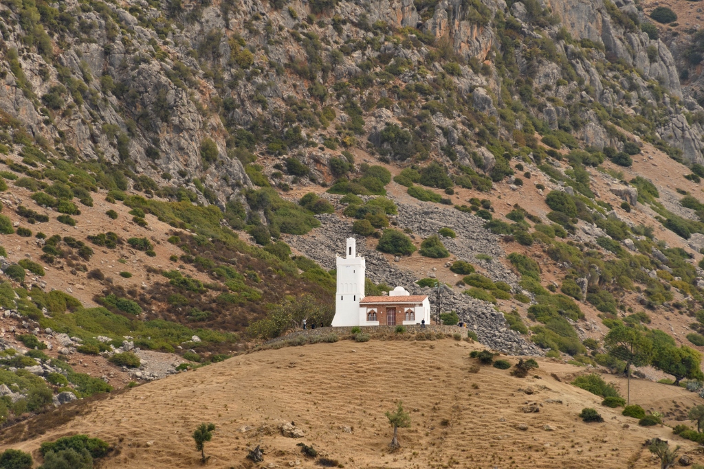 La mosquée espagnole, l'un des monuments phares de Chefchaouen au nord du Maroc 