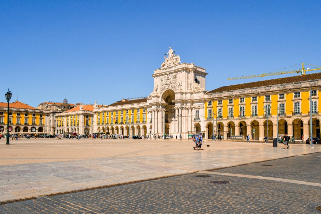 Praça do Comércio à Lisbonne