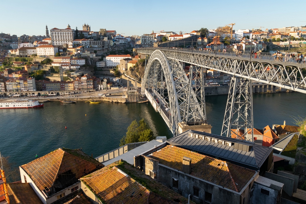 Vue panoramique sur le ville de Porto 