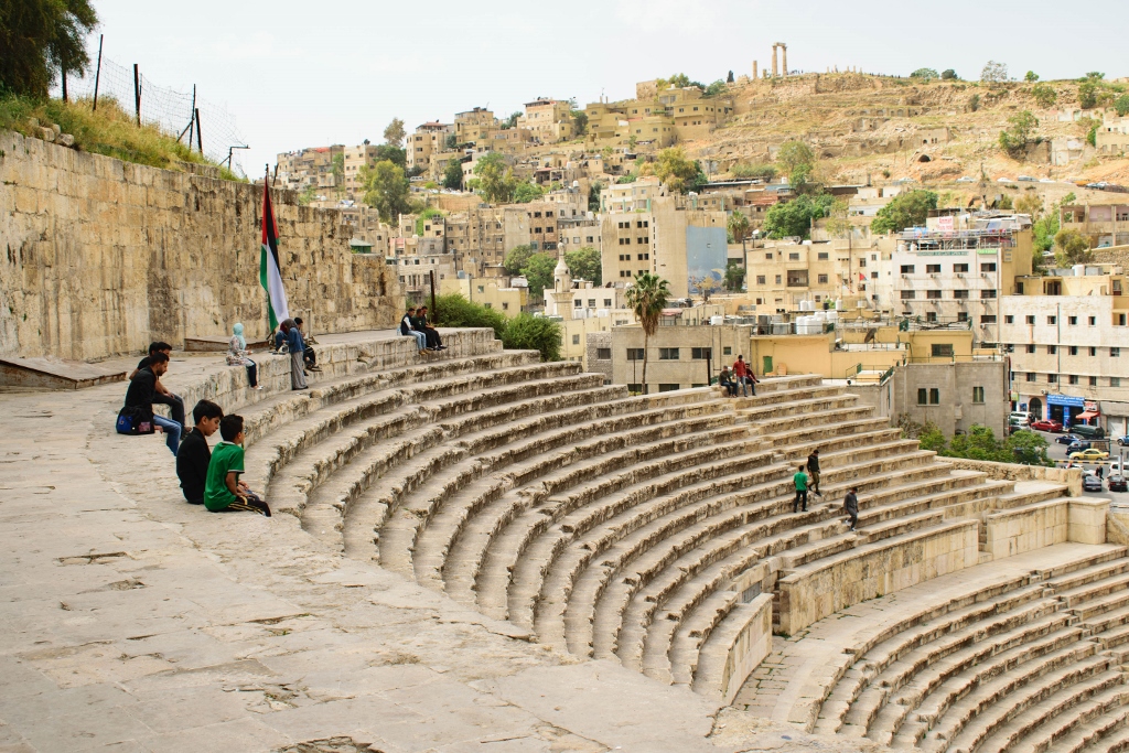Le théâtre antique d'Amman, un lieu à visiter en Jordanie