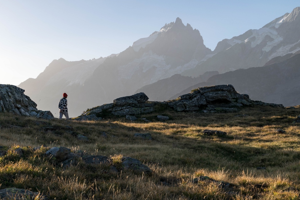 Panorama sur la Meije depuis le plateau d'Emparis dans les Hautes-Alpes