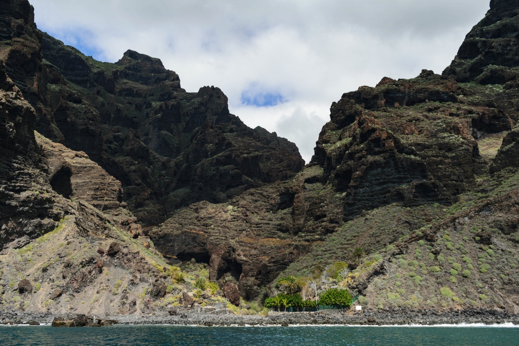 Panorama sur les falaises Los Gigantes à Tenerife