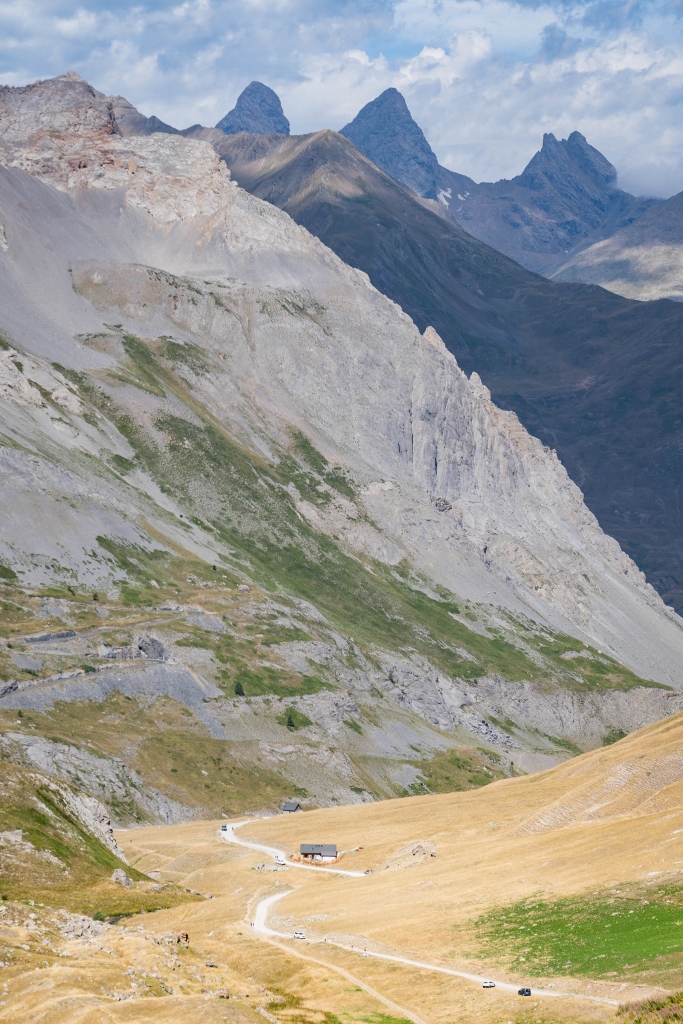 Vue sur les aiguilles d'Arves 