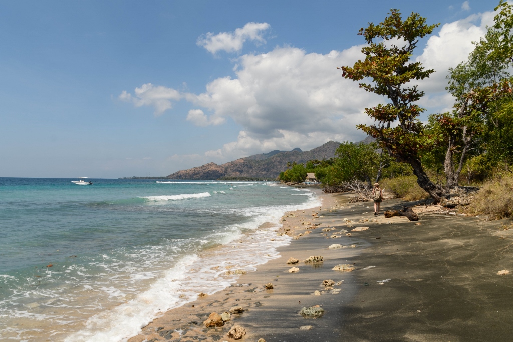 Vue sur la plage de Pemuteran