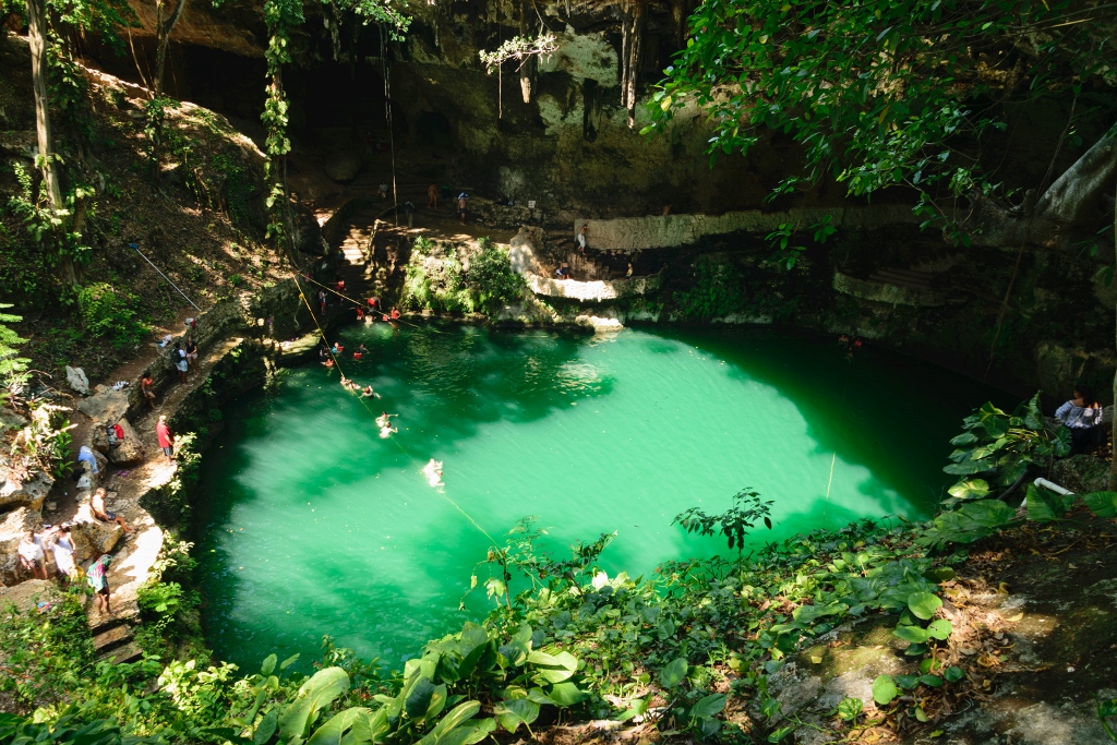 Le cenote Zaci, un des meilleurs cenotes du Yucatan  