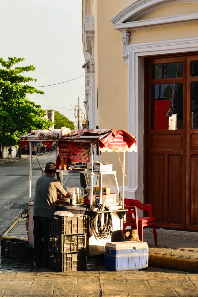 Vendeur ambulant à Merida