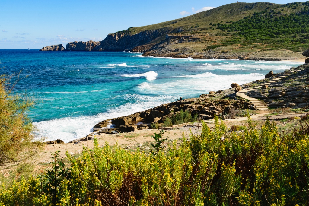 Cala Mesquida, une crique sauvage et préservée à Majorque