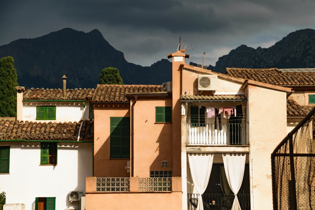 Le village de Soller au nord de Majorque 
