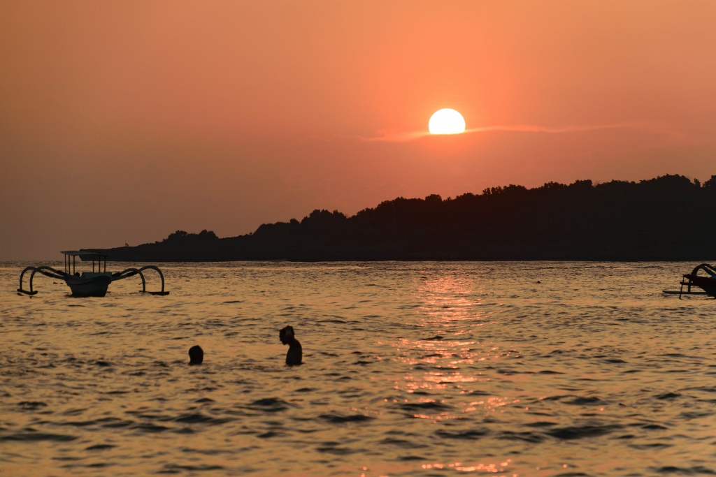 Coucher de soleil à Nusa Penida