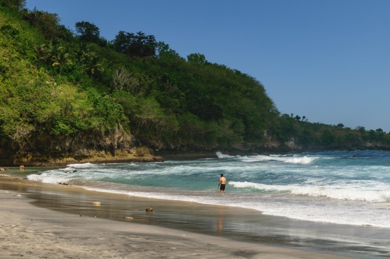 Crystal Bay , meilleure plage pour se baigner à Nusa Penida