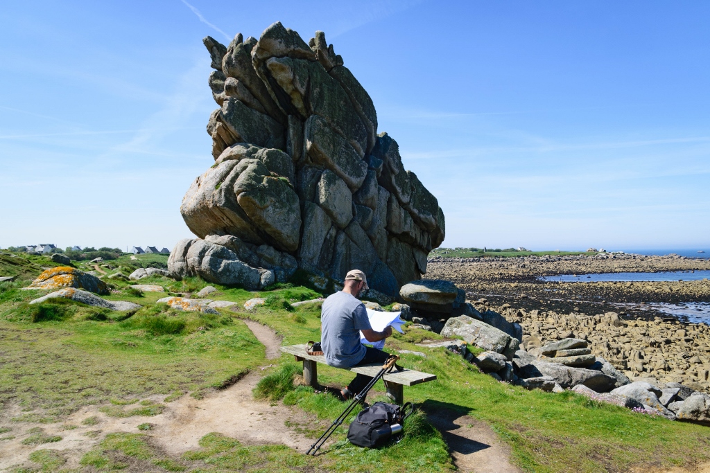 Le Rocher des Korrigans dans le Finistère nord 