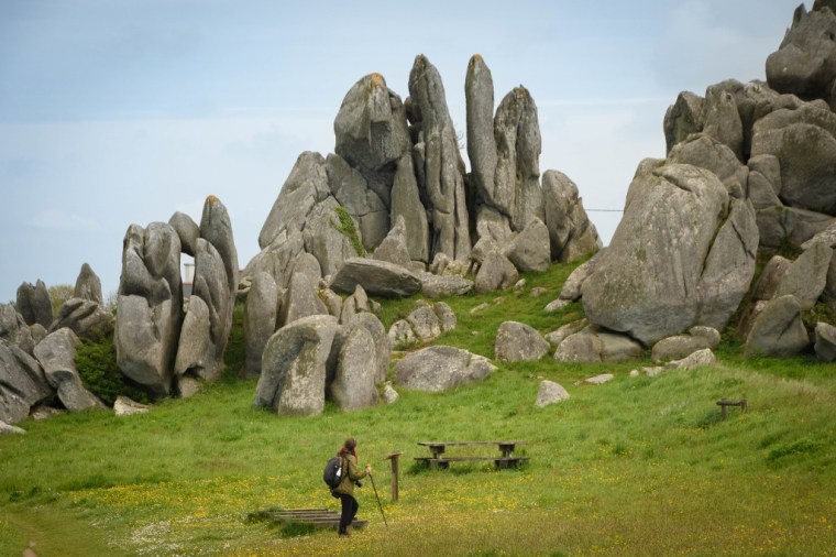 Le rocher de Barrachou à Guissény, Finistère Nord 