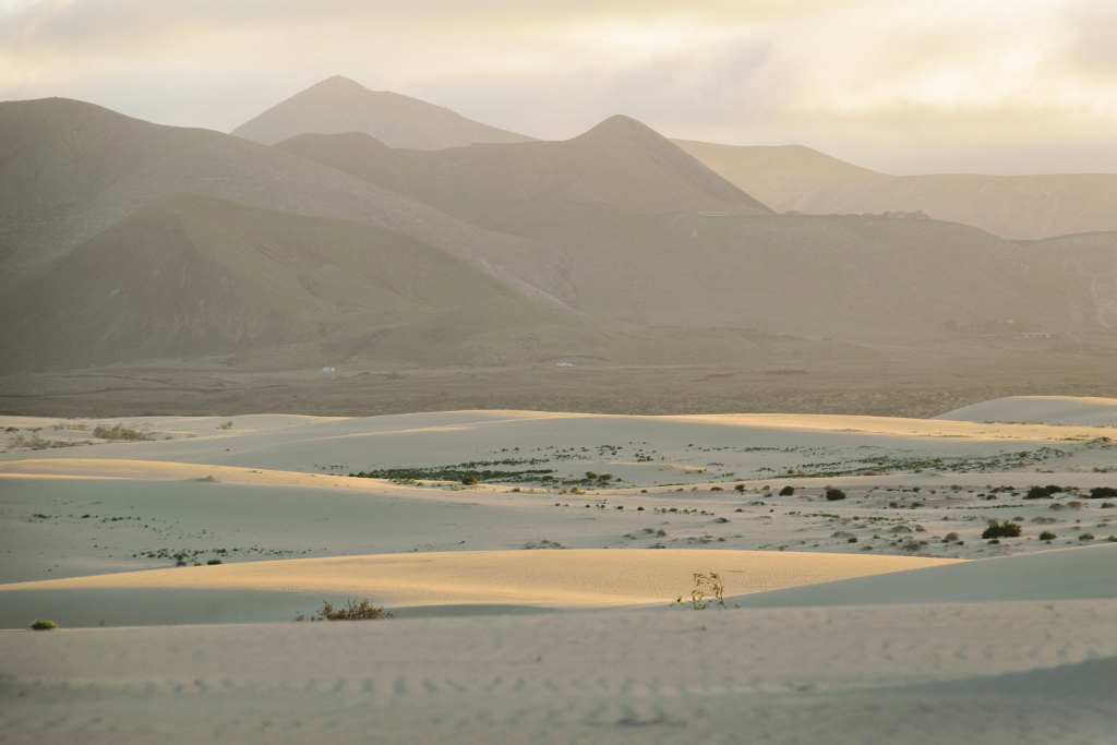 Paysage dunes Corralejo Fuerteventura 