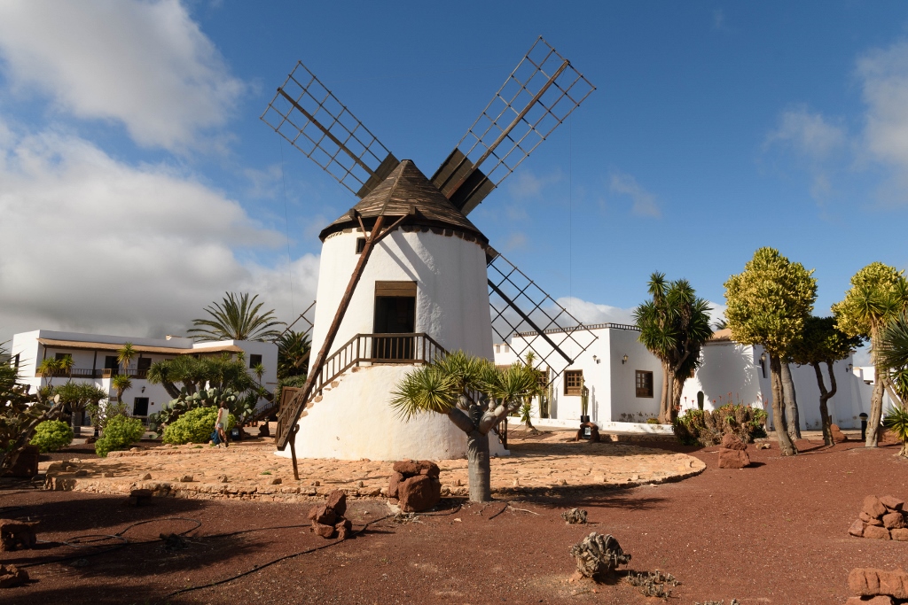Le moulin du musée du fromage à Antigua, Fuerteventura 