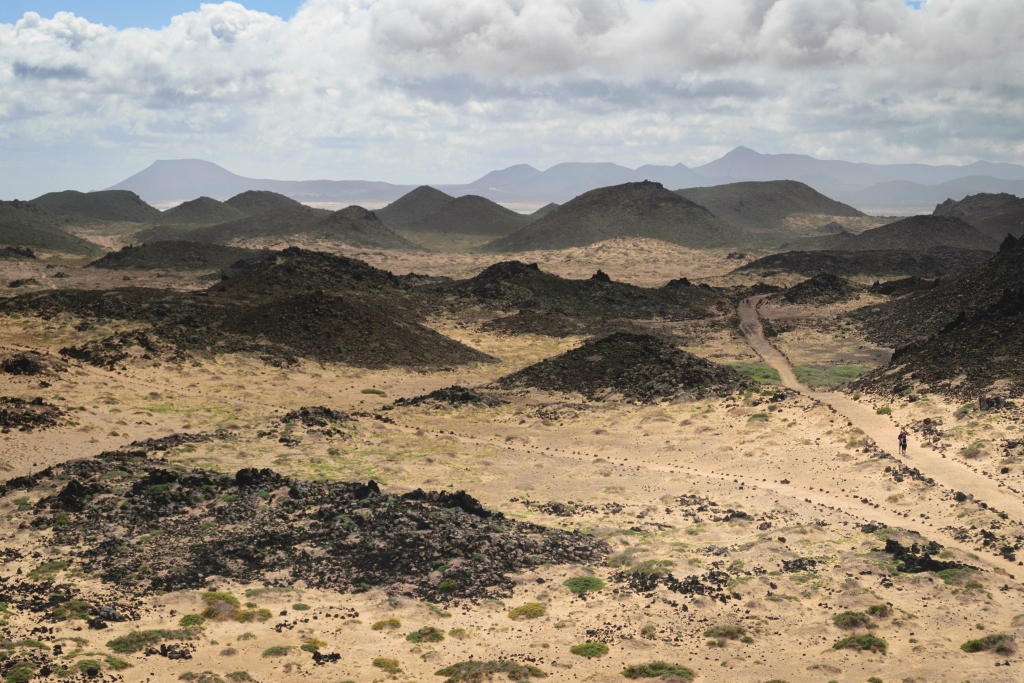 Paysage volcanique lunaire Fuerteventura 